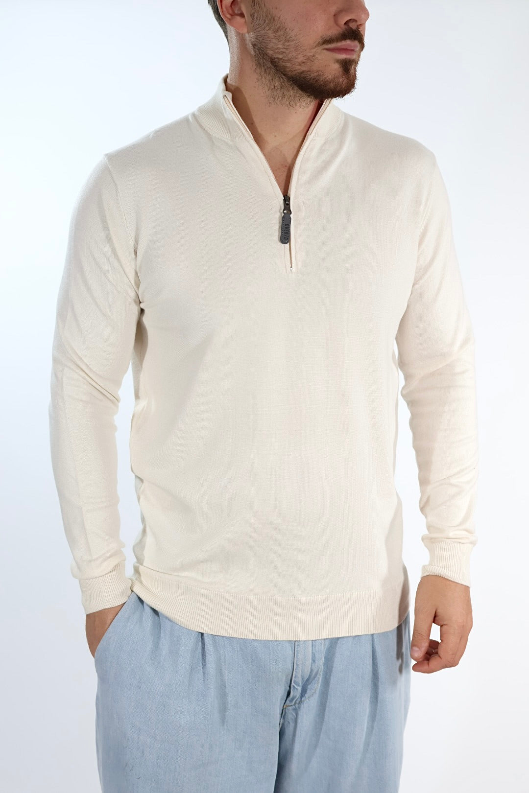 Maglioncino M25 zip lupetto  OVERD