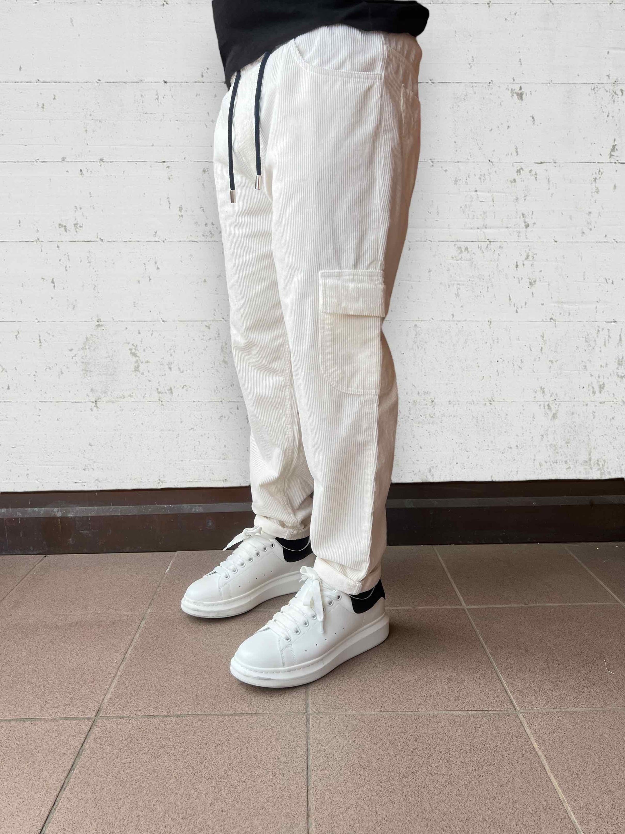Pantalaccio cargo velluto tapered fit OVERD