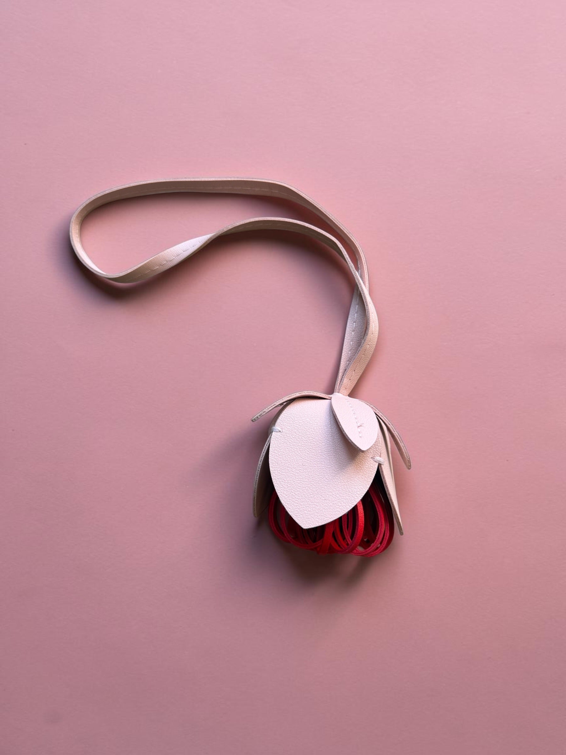 Portachiavi charm ecopelle tulipano ZOLYRA