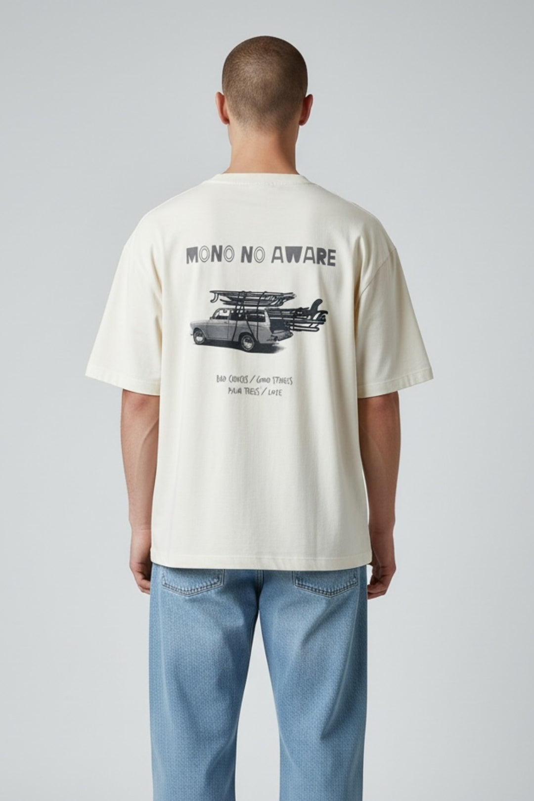 T shirt car surf  MONO NO AWARE