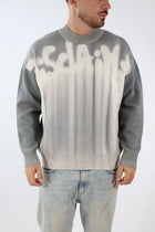 Maglione sfumato nero 757 DISCLAIMER