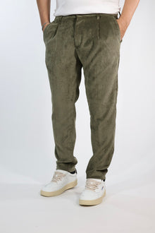 Pantalone P35 tapered fit velluto costine OVERD