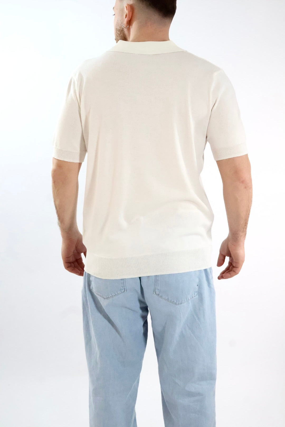 Polo in maglia lino/viscosa 338  LANDEK