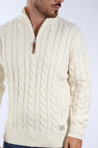 Maglione misto lana zip 632 GIANNI LUPO