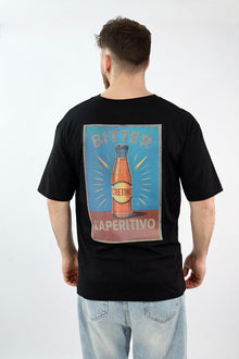 T-shirt stampa bitter  001  BL11