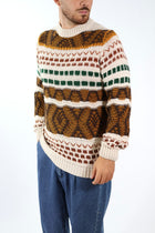 Maglione giro intarsio BW251430 BL11
