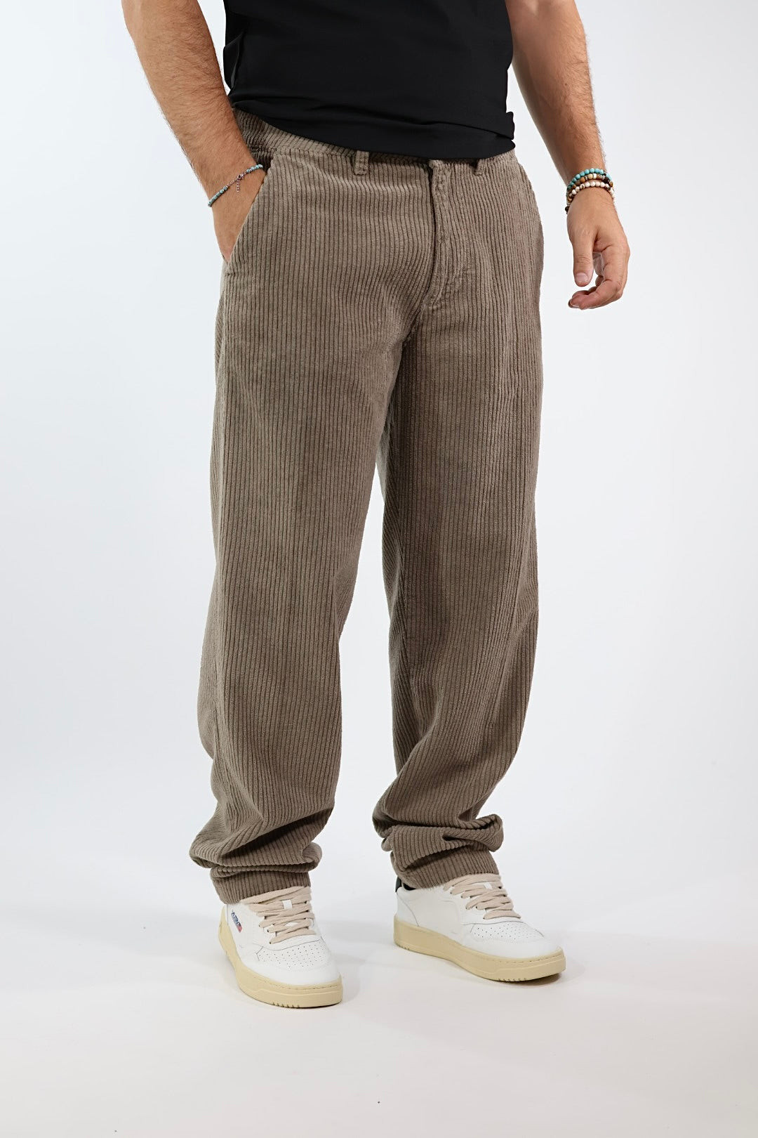 Pantalone velluto Meleda chino loose RV5FAN PONT
