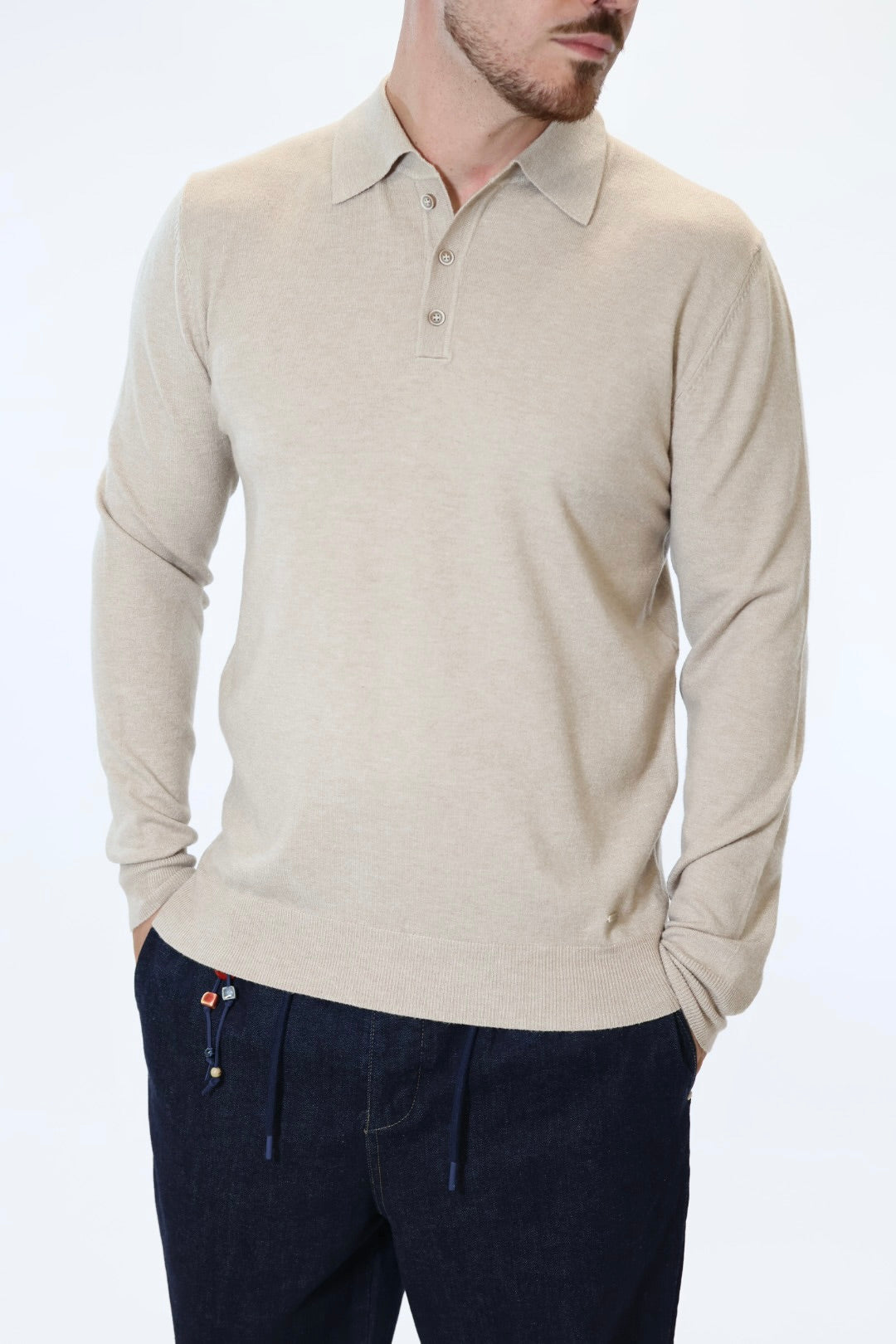 Polo 508S  misto viscosa slim fit GIANNI LUPO