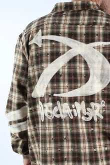 Camicia check flanella logo 840 DISCLAIMER