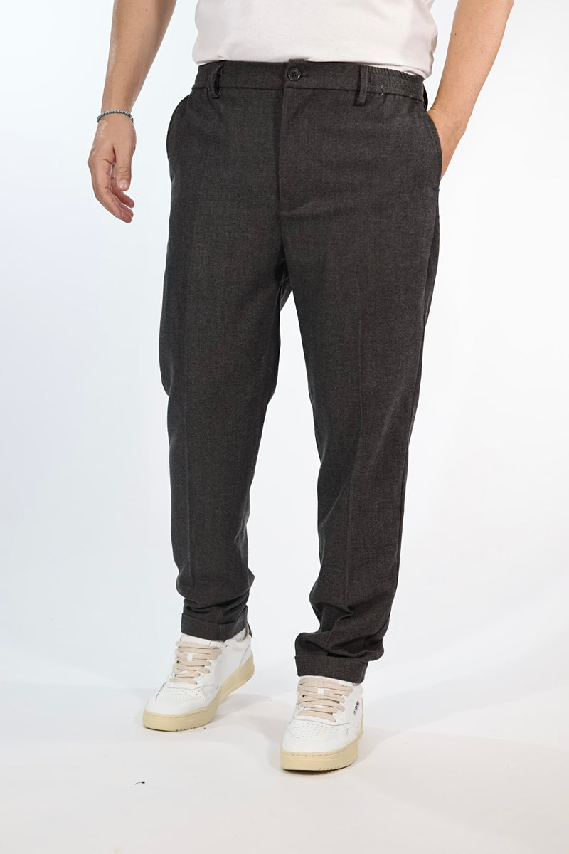 Pantalone P02 slim fit grigio OVERD