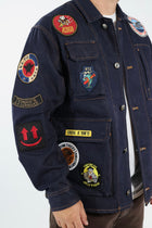 Giacca denim patch 385 BERNA