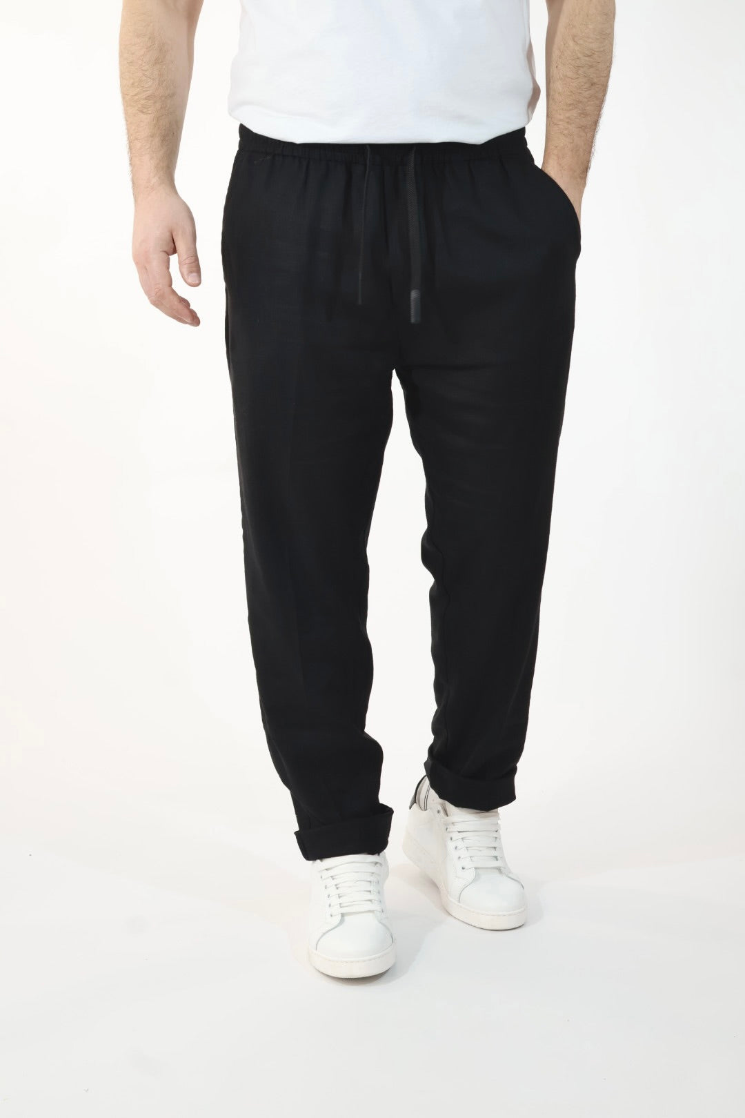 Pantalaccio lino slim fit  P18  OVER-D