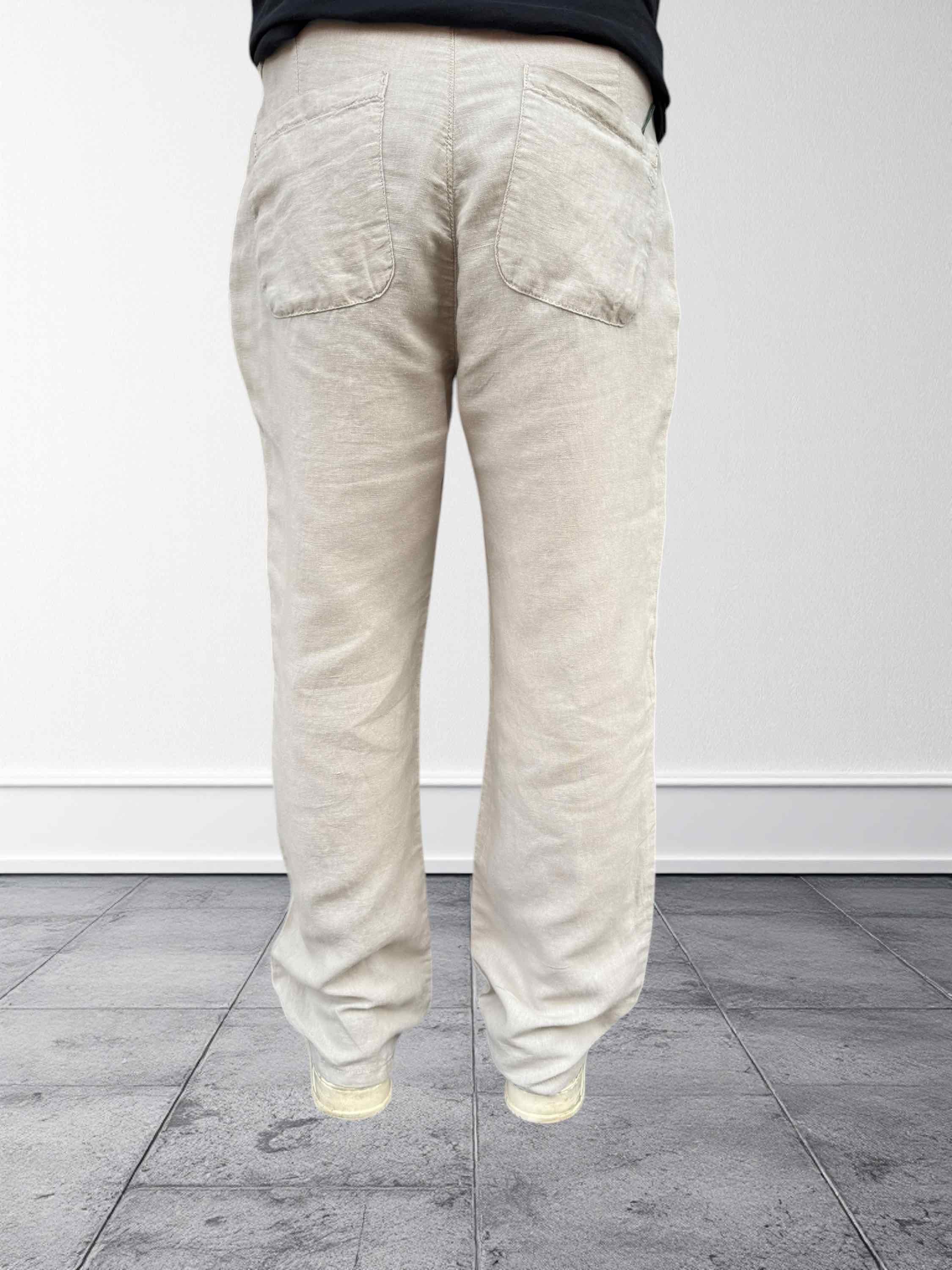 Pantalone maputo lino/cotone chino wide fit PONT