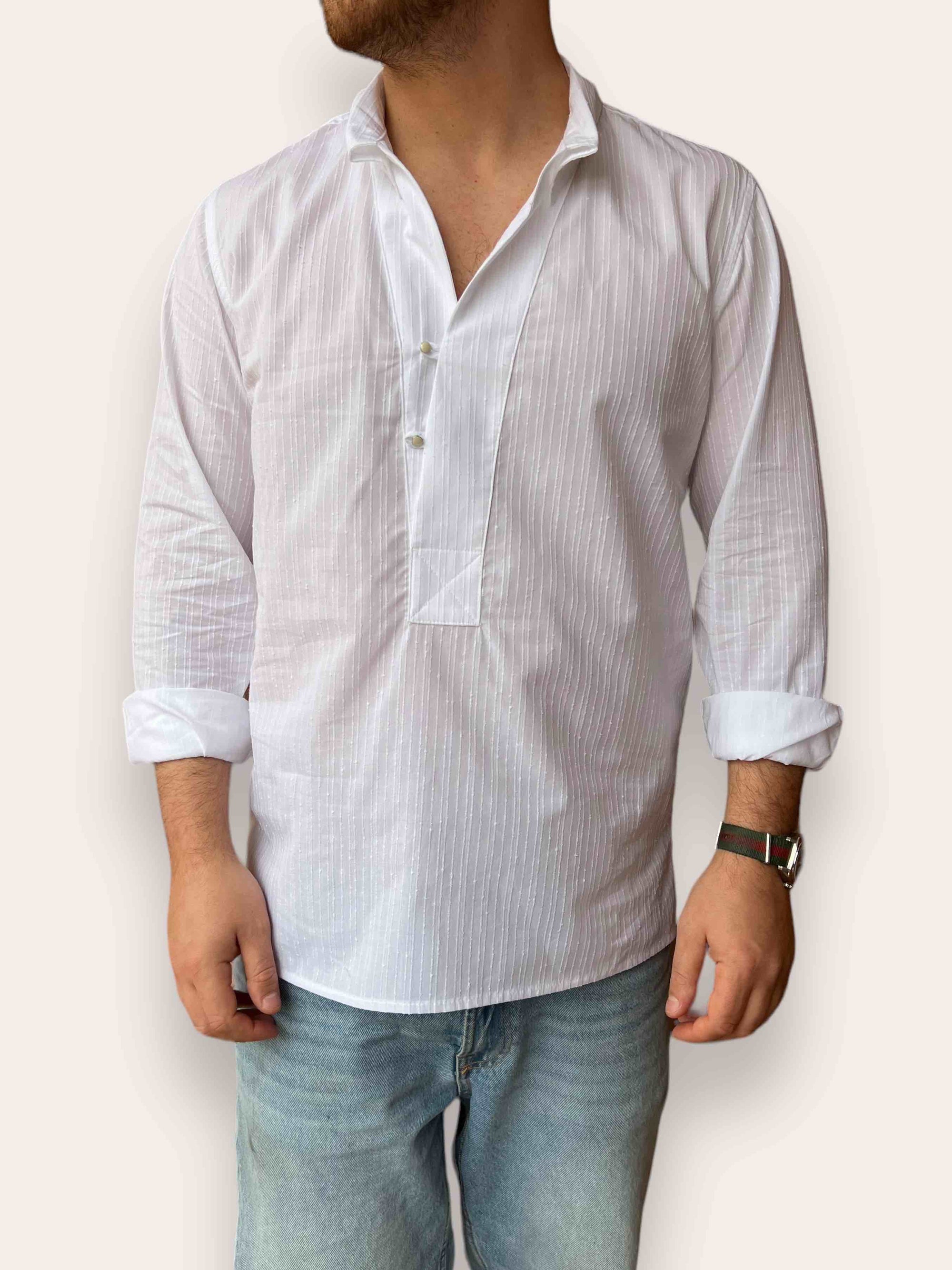 Camicia cotone mare ALTATENSIONE