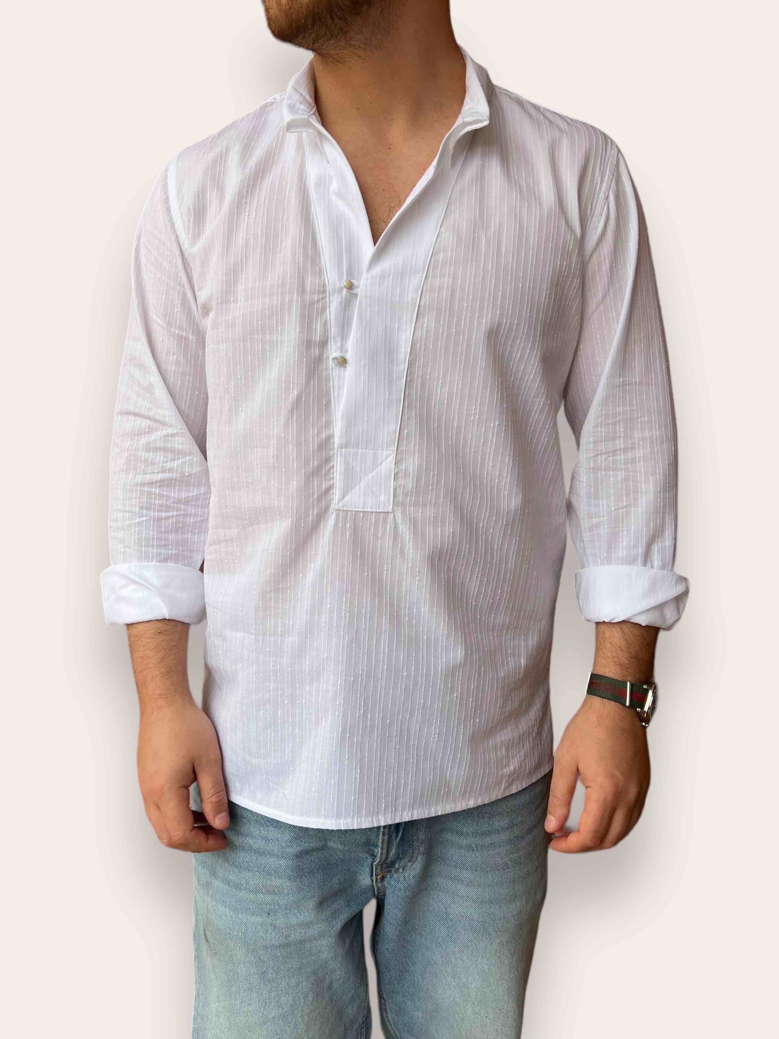 Camicia cotone mare ALTATENSIONE