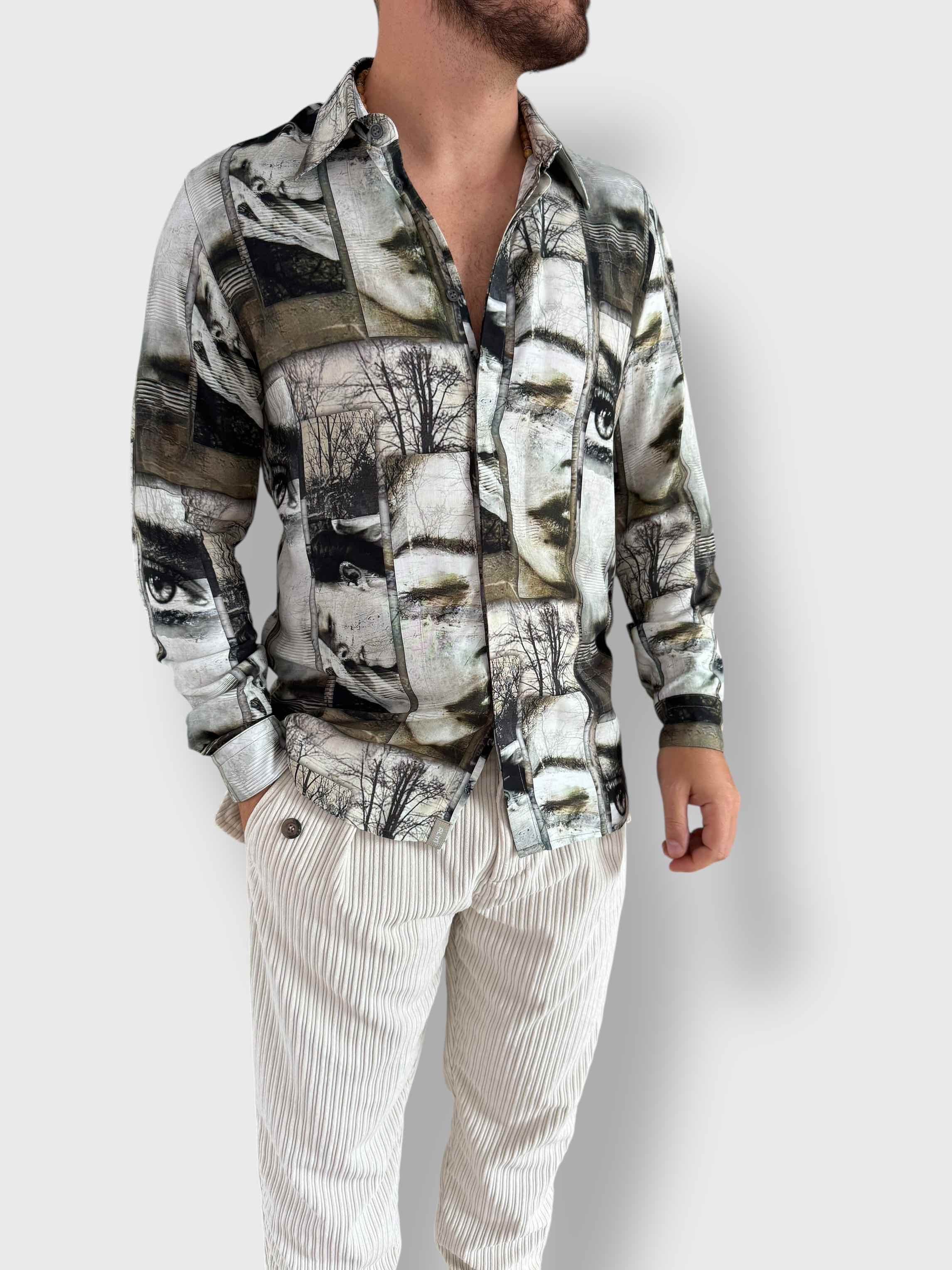 Camicia viscosa vento 3379 ALTATENSIONE
