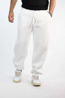 Pantalone 074-128 jogger bianco BERNA