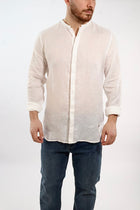 Camicia lino collo coreana 250 BERNA