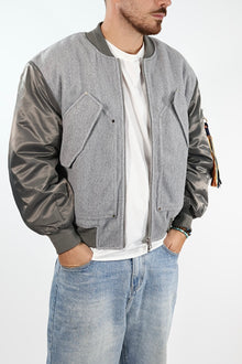 Giacca 360 bomber panno/nylon   BERNA