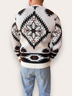 Maglione jaquard peruviano BL11
