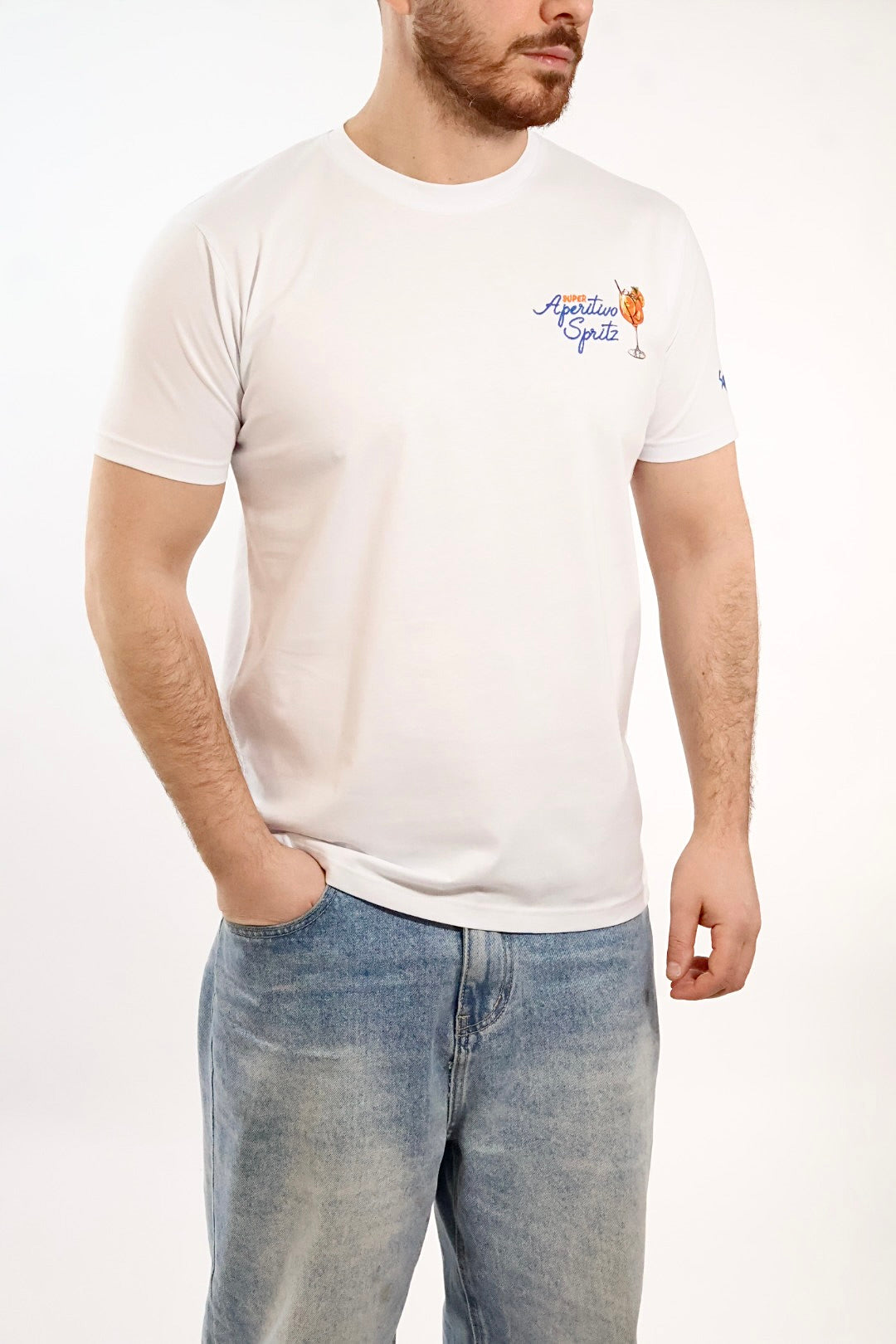 T-shirt ricamo super aperitivo  1901 SUPERCULTURE