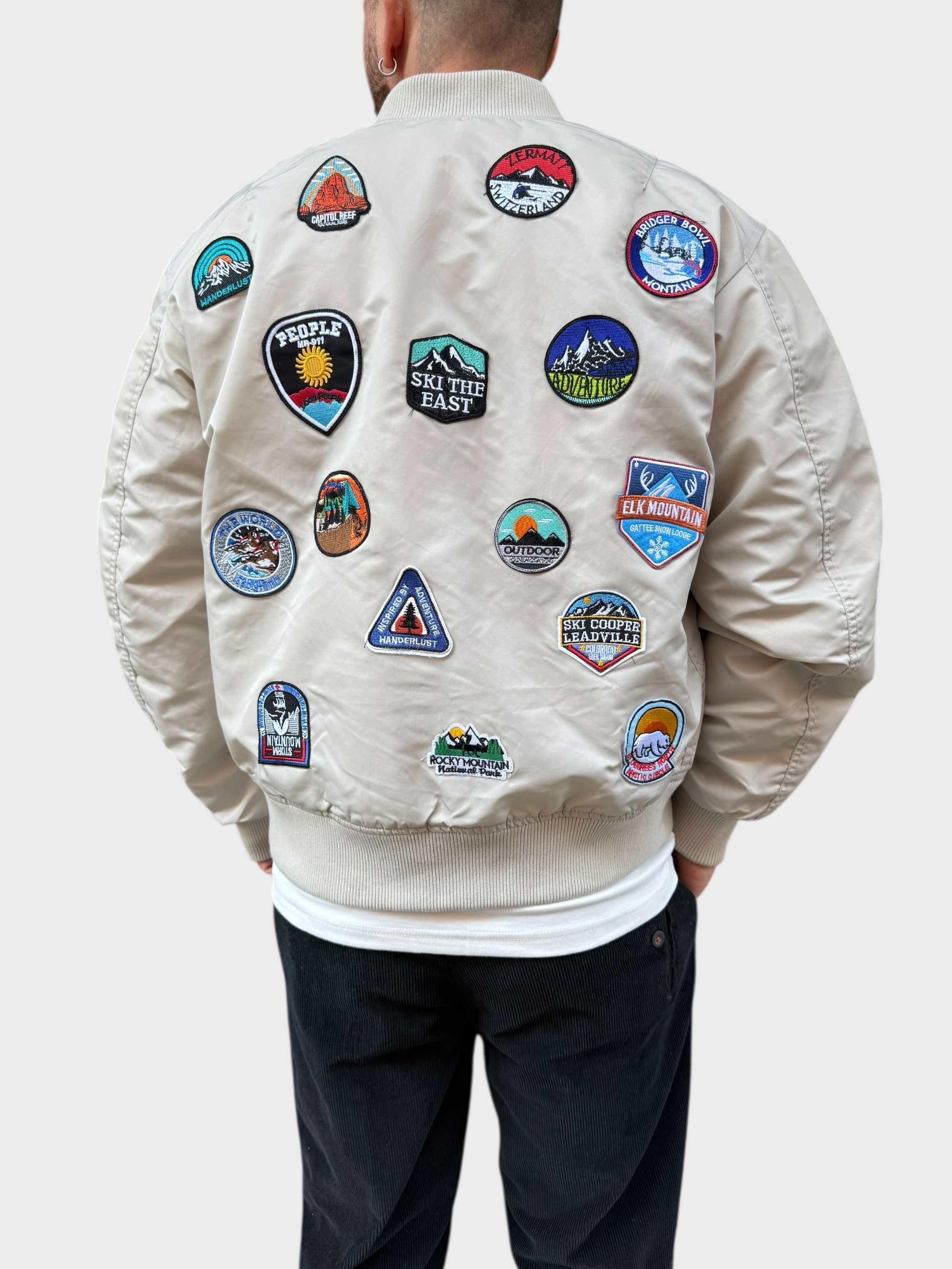 Giubbotto bomber senza cappuccio patch 298 BERNA