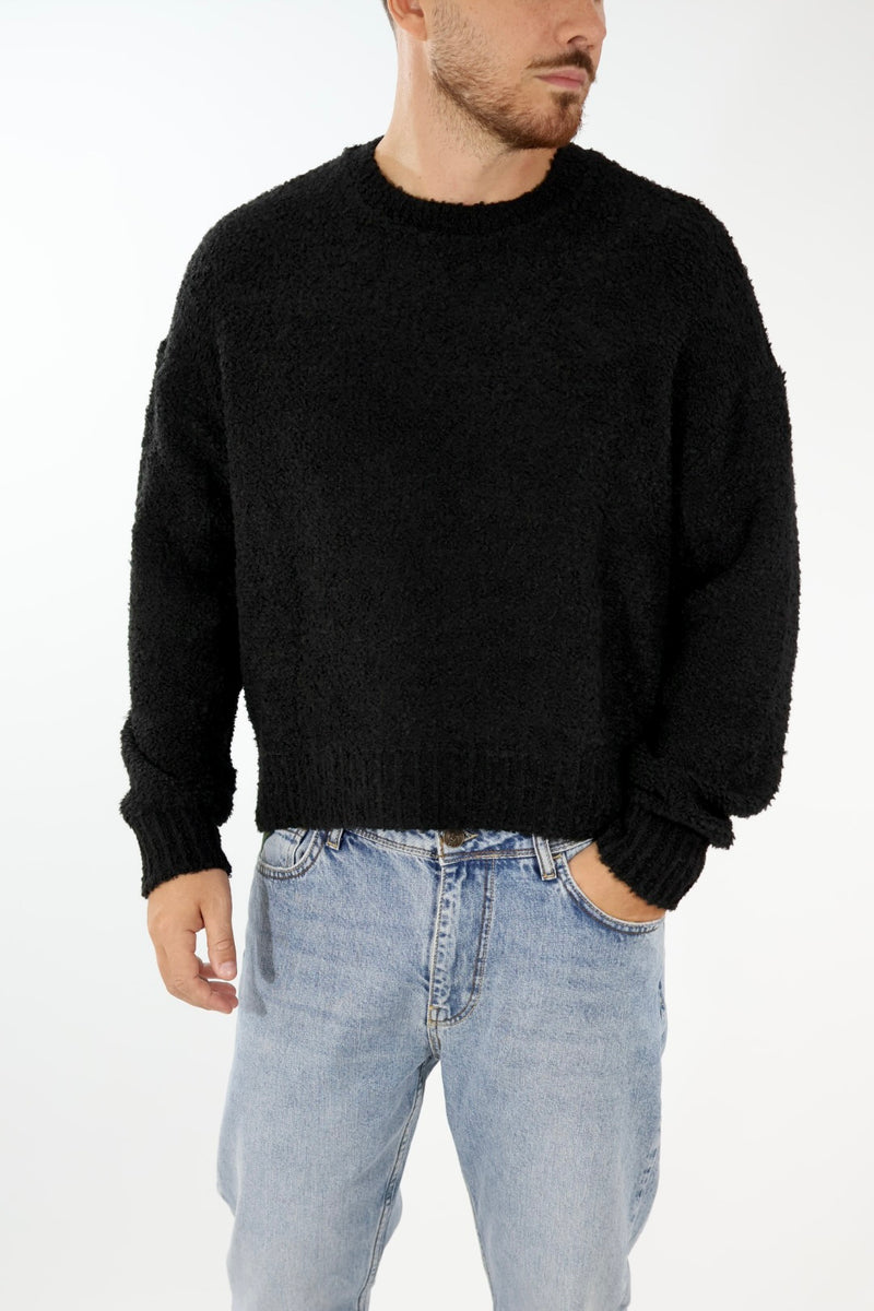 Maglione boucle cropped fit  M65 OVERD