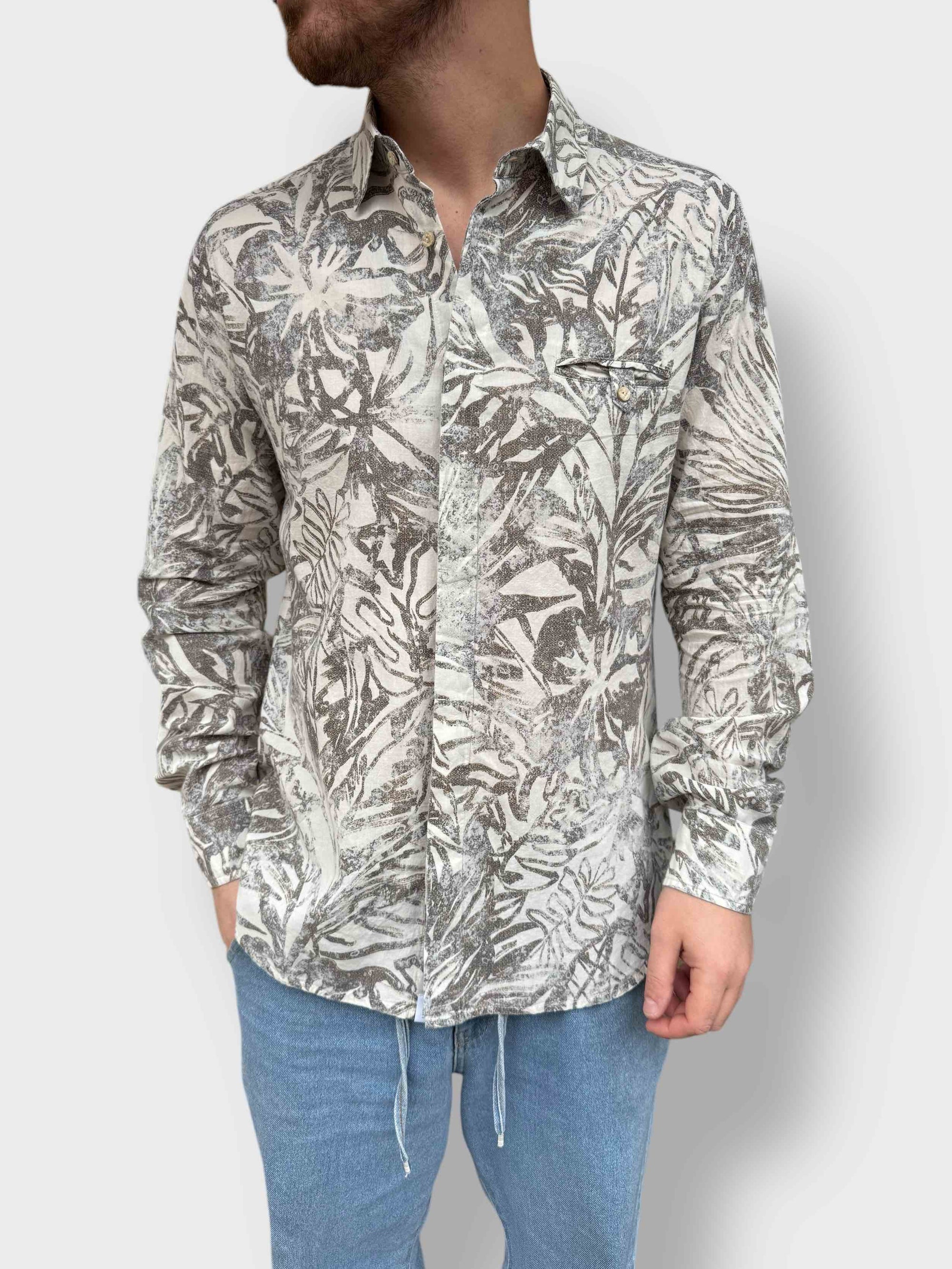 Camicia papaya cotone  ALTATENSIONE