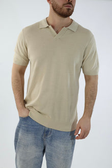 Polo in maglia m/m collo derby M36 OVER-D