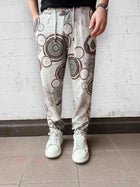Pantalone lino/viscosa fantasia  BL11