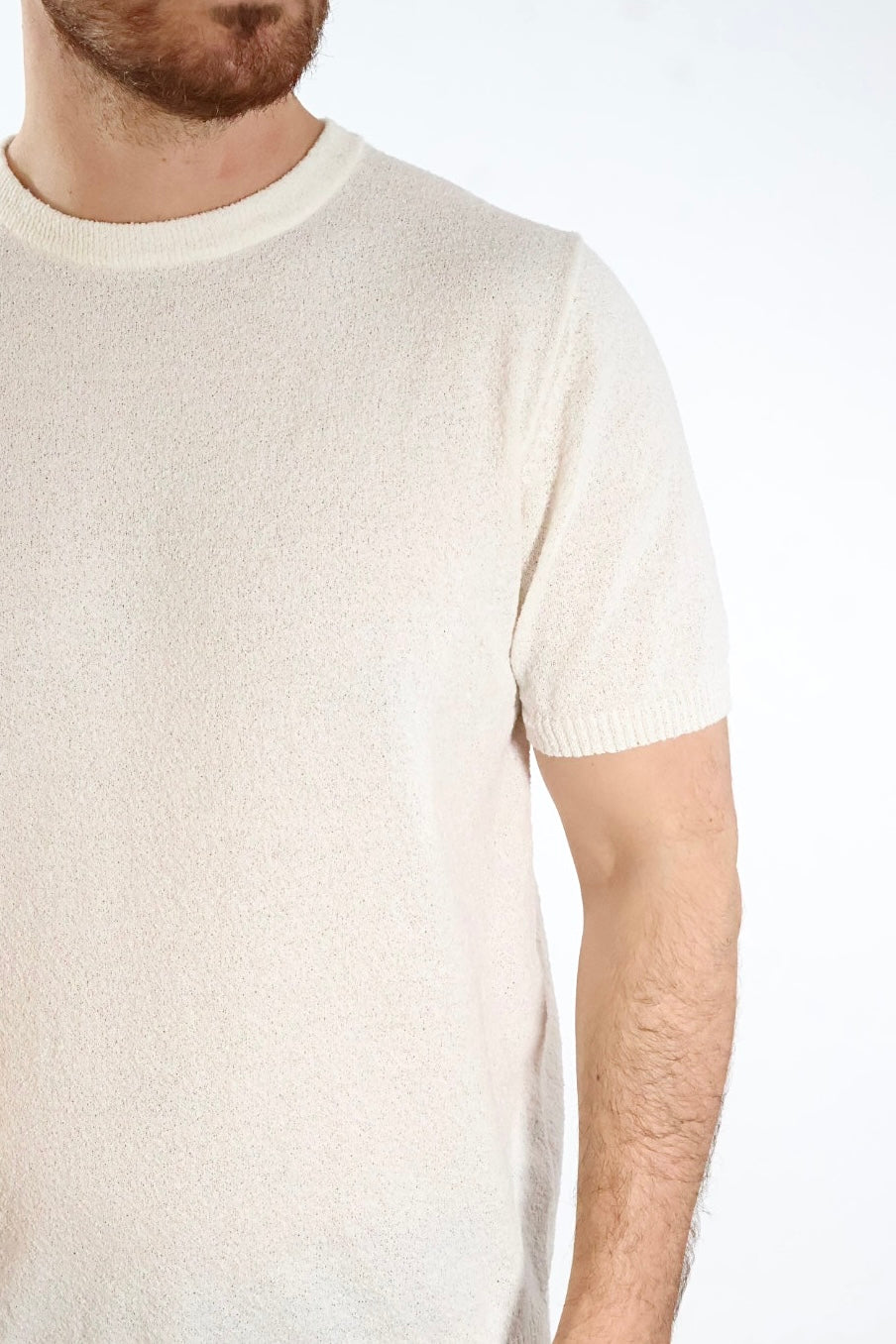 T-shirt in maglia m/m boucle M40 OVER-D