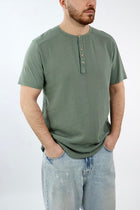 T-shirt serafino misto lino 102 BL11