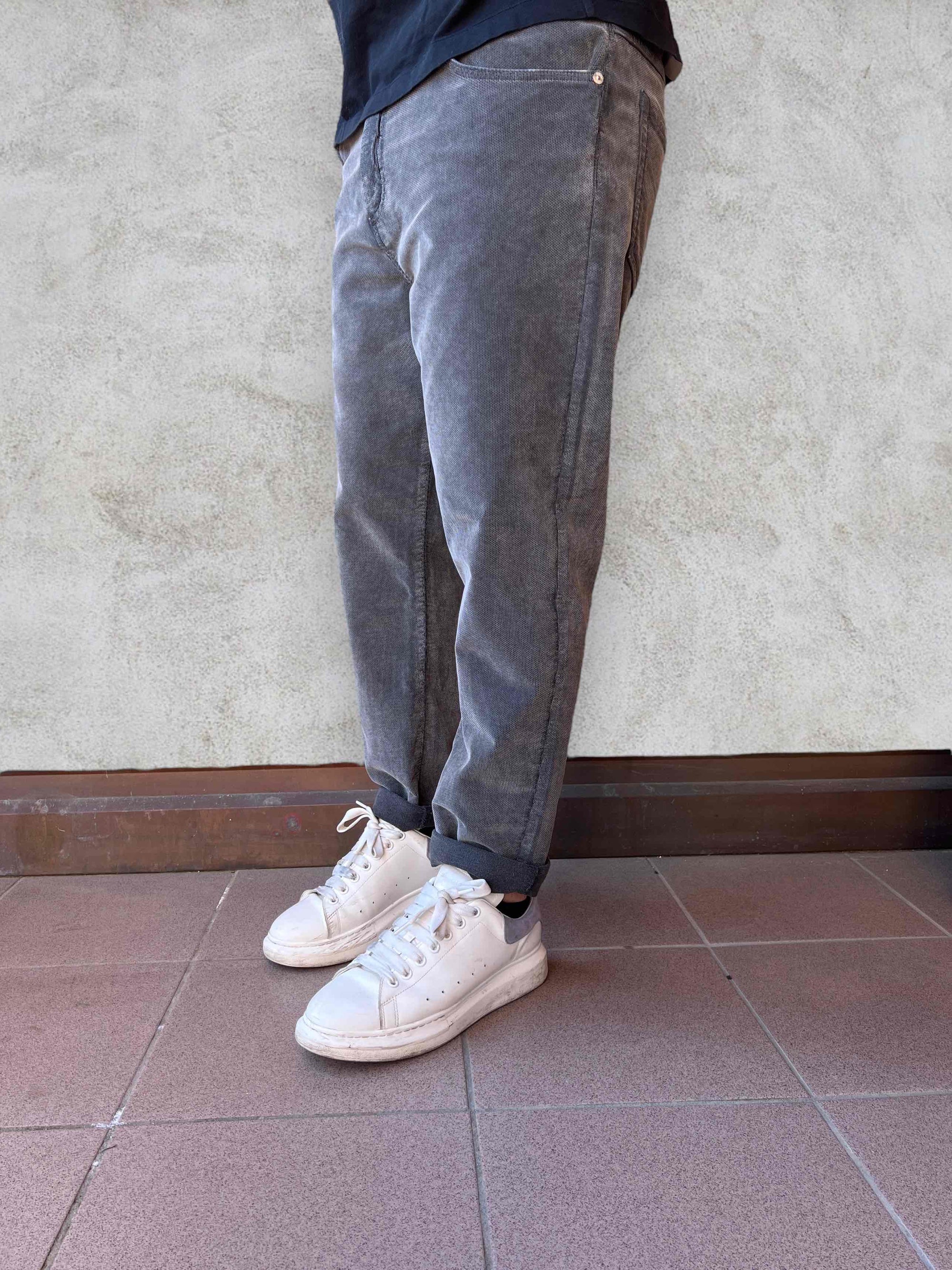 Pantalone carrot velluto BERNA
