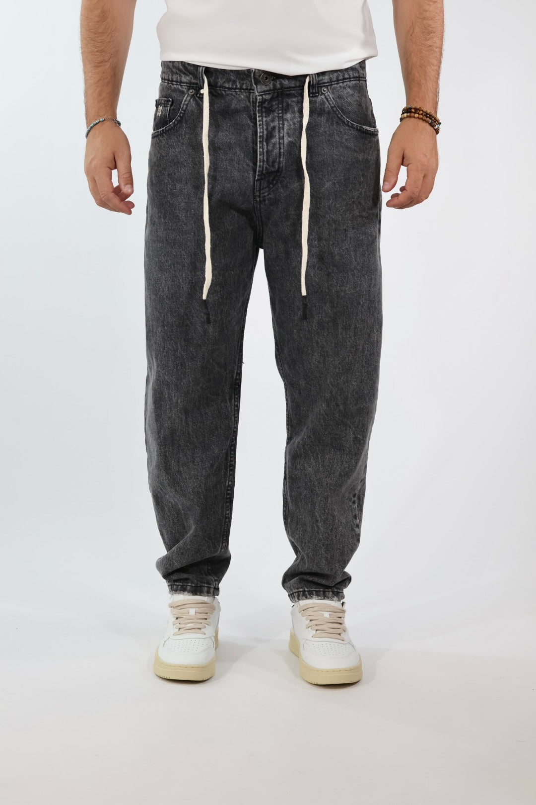 Jeans coulisse marmo BLK20730  BL11