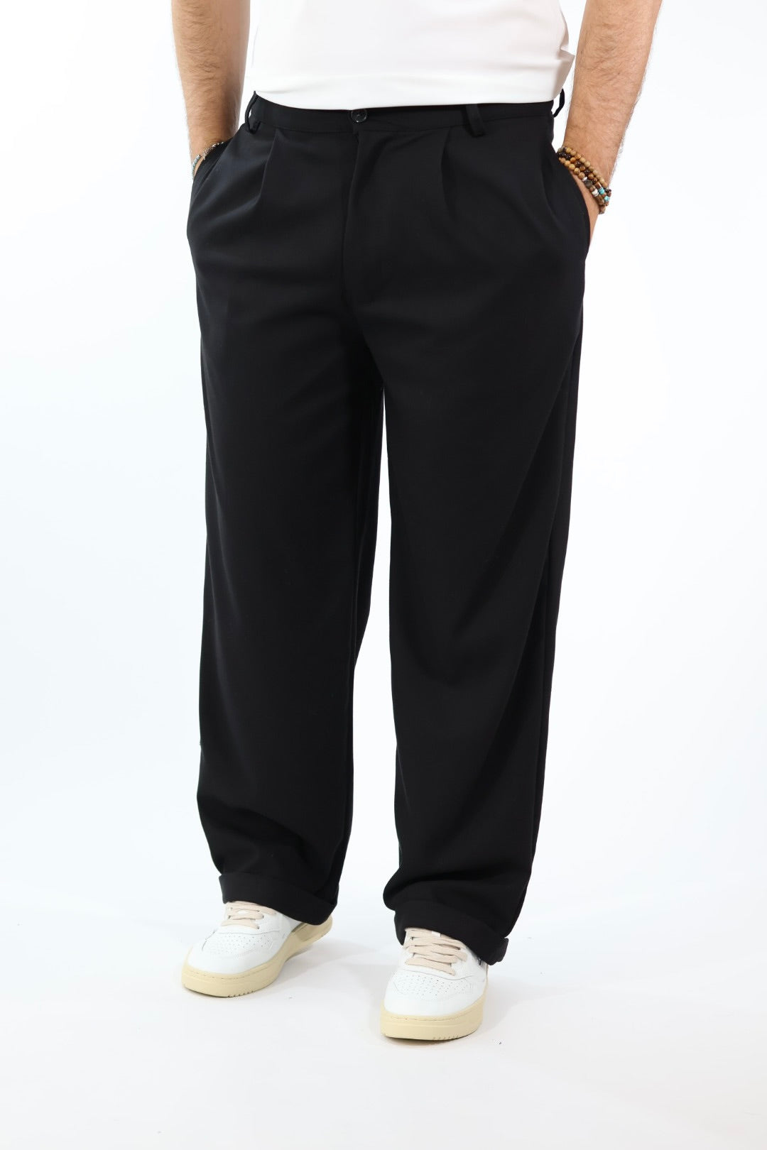 Pantalone japan panno risvolto BLK2210001 BL11