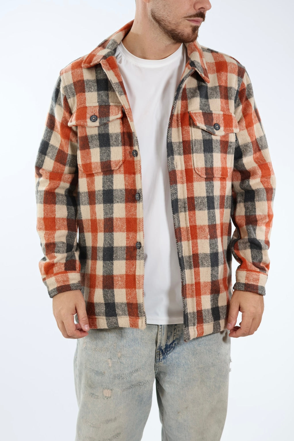 Overshirt panno OS5 quadri  WHY NOT BRAND