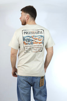 T Shirt label rust tee 651 PROPAGANDA
