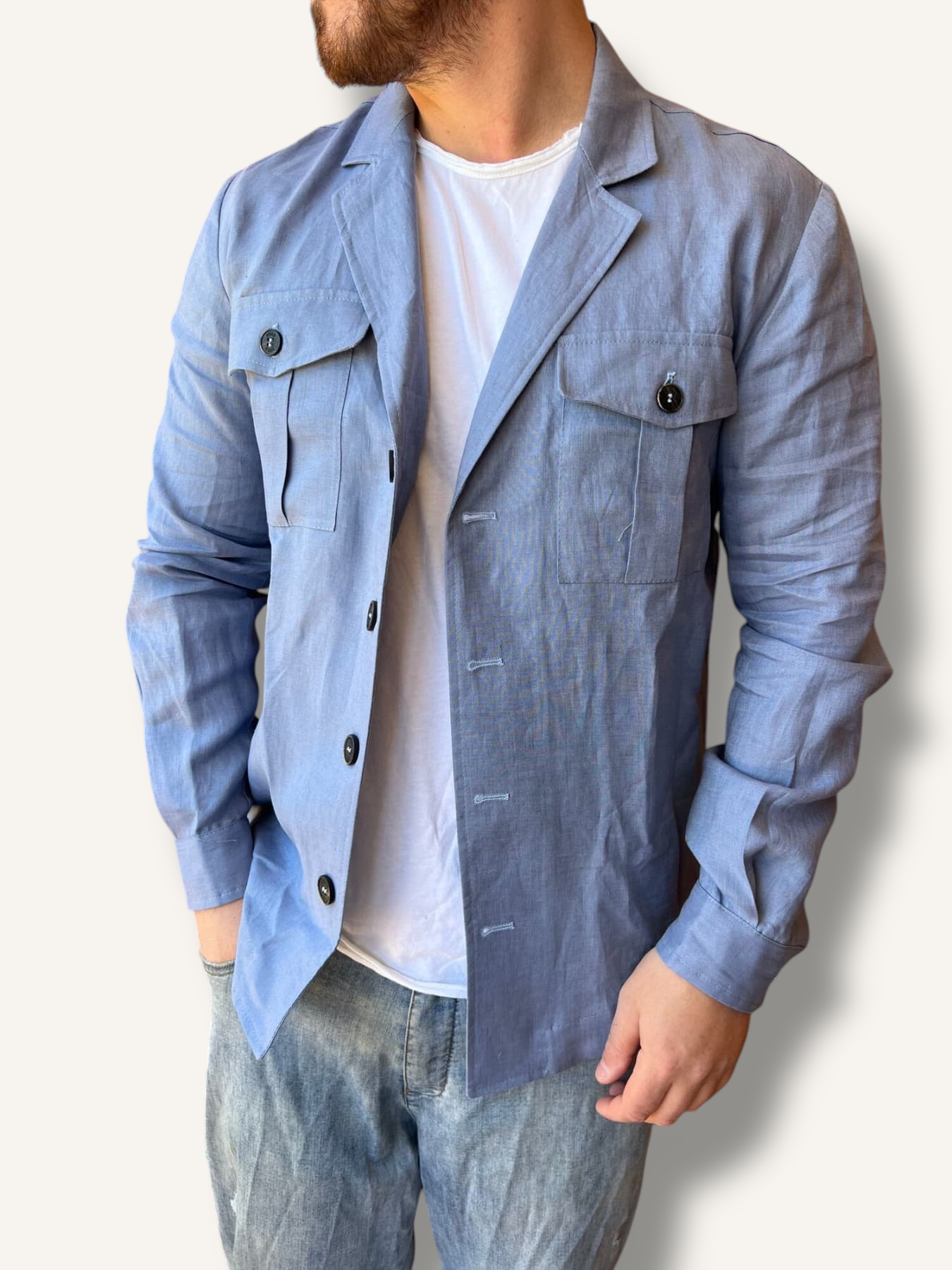 Giacca/camicia lino OVERD