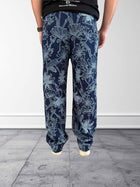 Pantalone ricamo floreale 126 BERNA