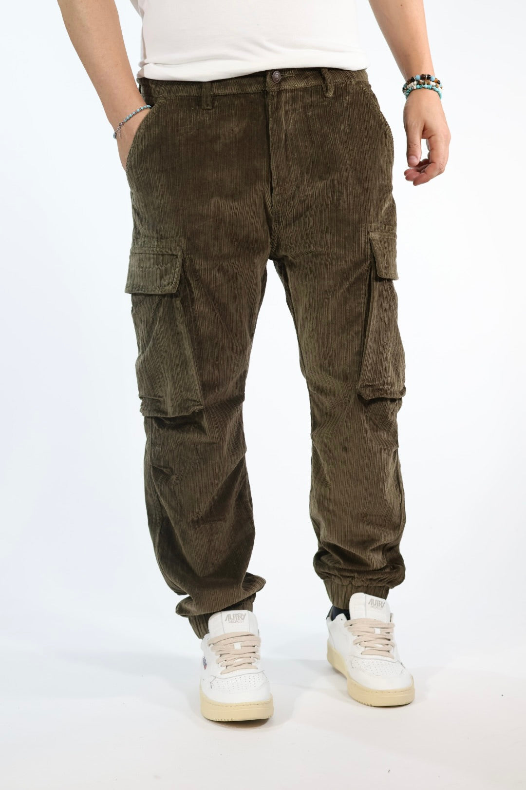Pantalone 2557YH cargo velluto l  GIANNI LUPO