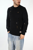 Maglione 5615 lana strappi GIANNI LUPO