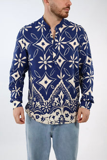Camicia serafino viscosa C40 OVER-D