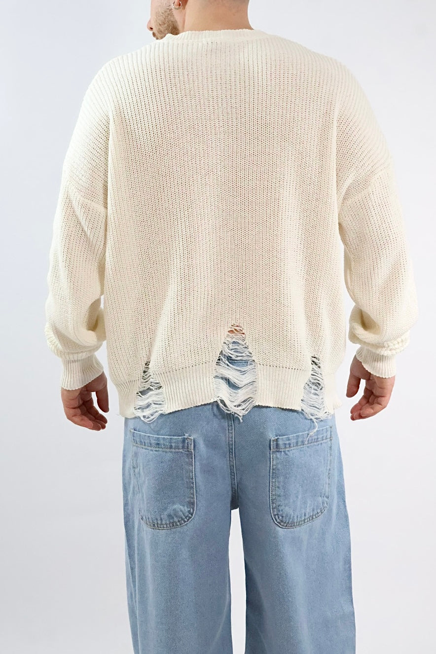 Maglione strappi MA/05 NEW JOB BRAND