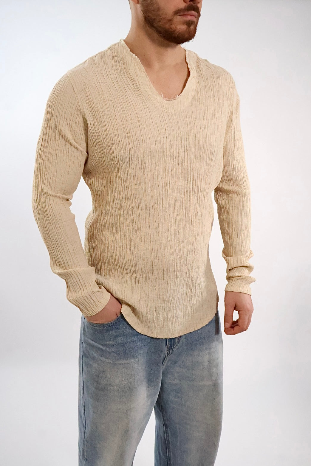 Camicia stropicciata 12OD GIANNI LUPO