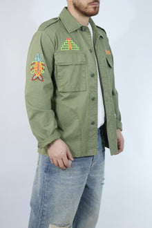 Overshirt ricami aztechi 282 BERNA