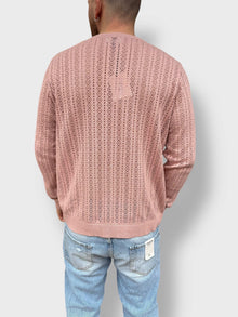 Maglioncino girocollo traforato  macramè  BERNA