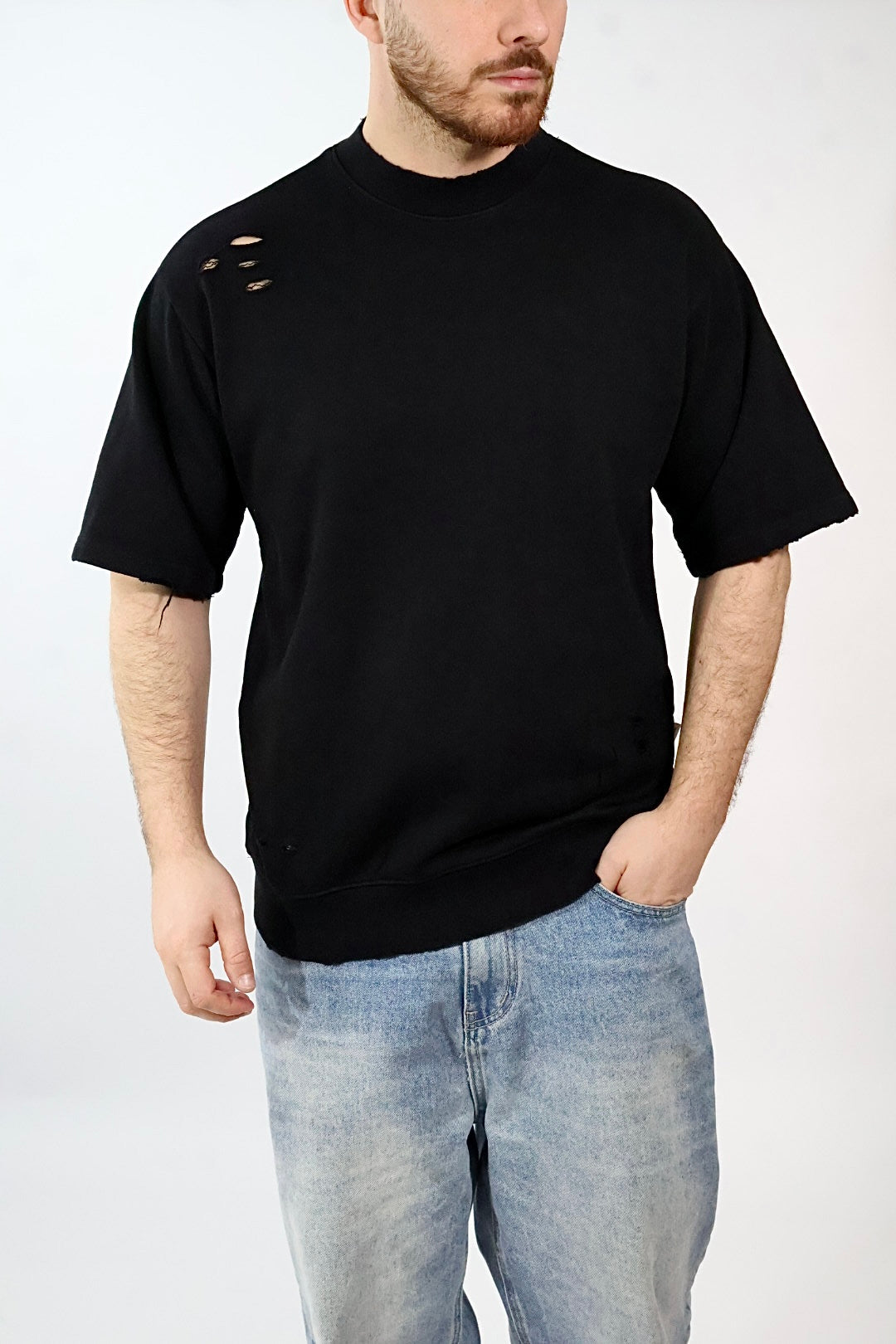 T shirt felpa destroy m/m 245 BERNA