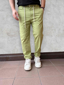 Pantalone capri slim fit goffrato OVERD