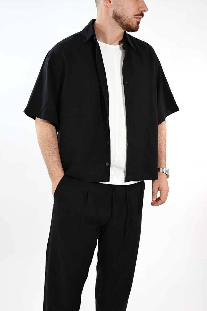 Camicia m/m lino/tencel 417 BERNA