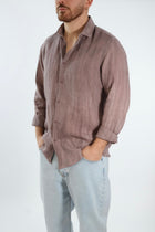Camicia misto tencel 831S GIANNI LUPO